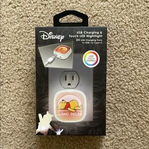 Disney Winnie The Pooh USB Charging & Touch LED Nightlight